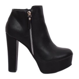 Bottines compensées noires KK28P Black Ii Genre le noir
