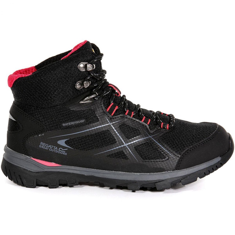 Regatta Wms Kota Mid W RWF490 7HQ Chaussures le noir rose Regatta Wms Kota Mid W RWF490 7HQ Chaussures le noir rose