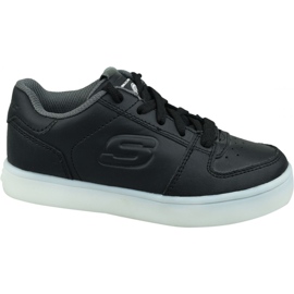 Chaussures Skechers Energy Lights Jr 90601L-BLK noir