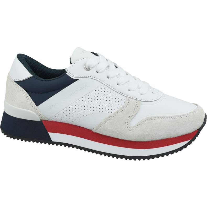Tommy Hilfiger Active City Sneaker W FW0FW04304 020 chaussures blanche rouge bleu marin Tommy Hilfiger Active City Sneaker W FW0FW04304 020 chaussures blanche rouge bleu marin