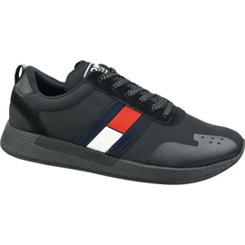 Chaussures Tommy Hilfiger Flag Flexi Tommy Jeans Baskets M EM0EM00331 990 noir