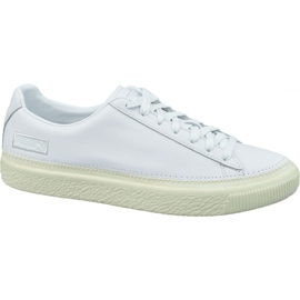 Puma Basket Cousu M 368387 01 blanc