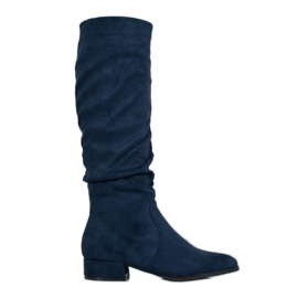 Super Mode Bottes classiques bleu marine