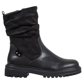SHELOVET Bottes chaudes sur la plate-forme noir