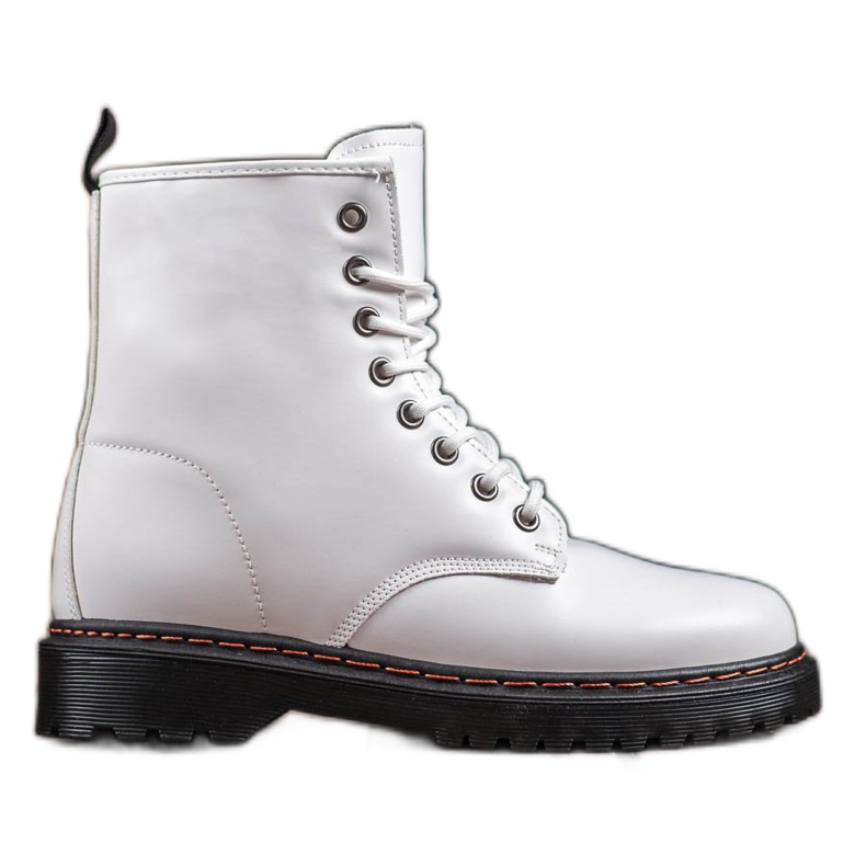 SHELOVET Travailleurs blancs avec cuir écologique blanche SHELOVET Travailleurs blancs avec cuir écologique blanche