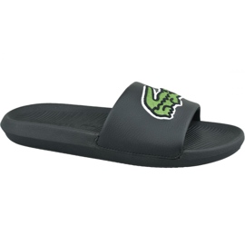Claquette Lacoste Croco 319 738CMA00731B4 noir