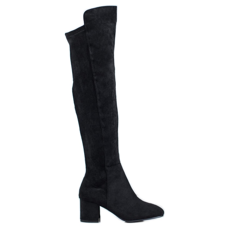 SHELOVET Bottes sur un pilier le noir SHELOVET Bottes sur un pilier le noir