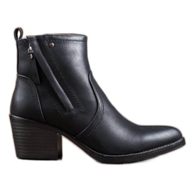 J. Star Bottes confortables sur un poteau noir