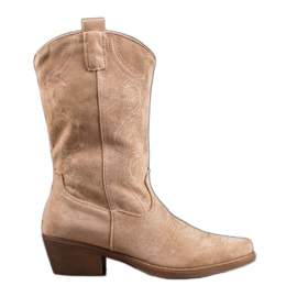 Seastar Bottes de cowboy à enfiler avec un motif brun Seastar Bottes de cowboy à enfiler avec un motif brun