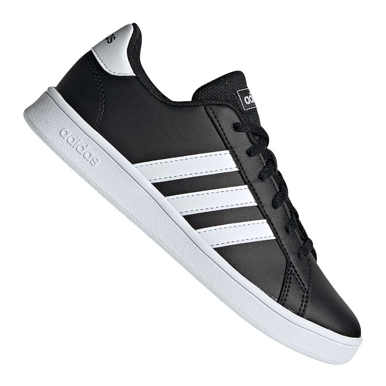 Chaussures adidas Grand Court Jr EF0102 le noir