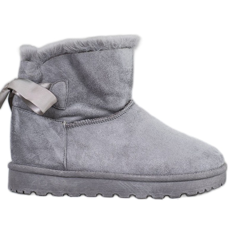 SHELOVET Mukluki chaud avec un arc gris