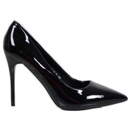 SHELOVET Escarpins laqués noir