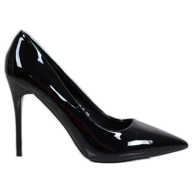SHELOVET Escarpins laqués le noir