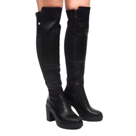 Bottes À Talon ES8515 Noir le noir