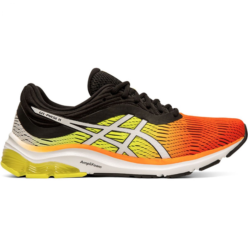 Asics Gel Pulse 11 M 1011A550 800 chaussures de course le noir orange multicolore