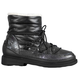 Vices Bottes de neige en textile noir