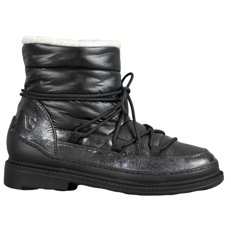 Vices Bottes de neige en textile le noir