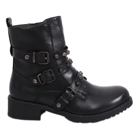 Bottes militaires noires Z195 Noir