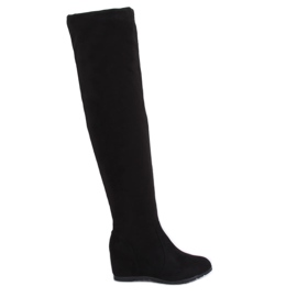 Noir PE108 Bottines compensées noires le noir