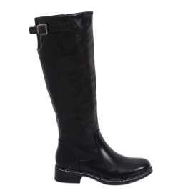 Bottes noires classiques CH1983 Noir le noir