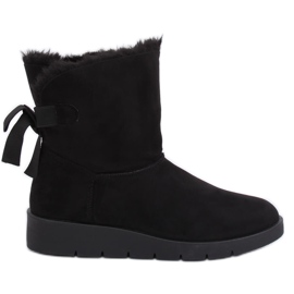 Bottes de neige noires pour femmes A-3 Noir le noir