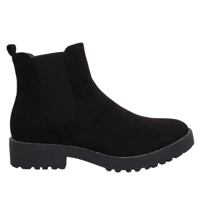 Bottines Chelsea noires pour femmes 7683-PA Noir le noir Bottines Chelsea noires pour femmes 7683-PA Noir le noir