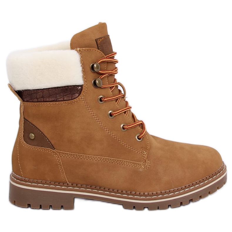Boots bois camel 185-PA Camel brun