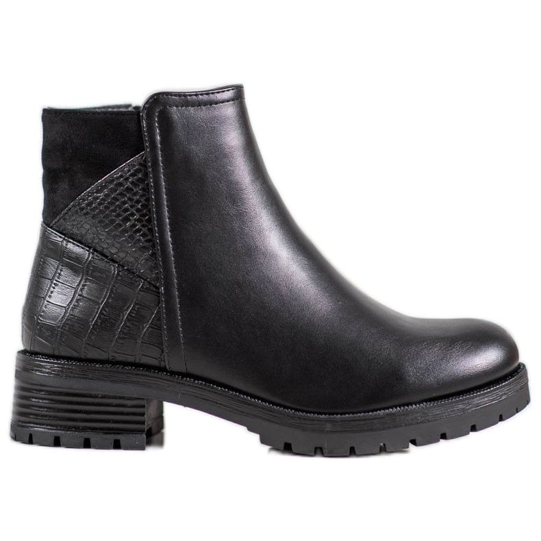 Bestelle Travailleurs classiques sur la plate-forme le noir Bestelle Travailleurs classiques sur la plate-forme le noir