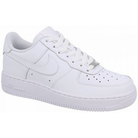 Chaussure Nike Air force 1 Gs Jr 314192-117 blanc