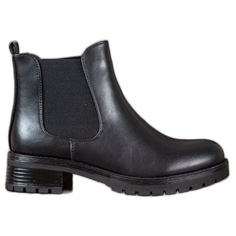 SDS Bottines Chelsea noires le noir