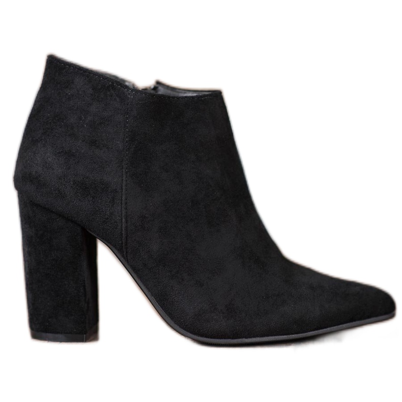 Marquiz Bottes sexy avec une fermeture éclair le noir Marquiz Bottes sexy avec une fermeture éclair le noir