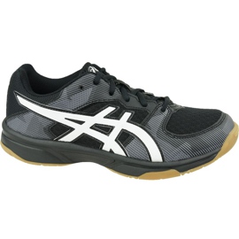 Asics Gel-Tactic Gs Jr 1074A014-003 chaussures de volley-ball le noir le noir