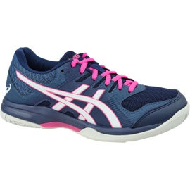 Asics Gel-Rocket 9 W 1072A034-401 chaussures de volley-ball bleu marine bleu