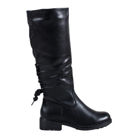 J. Star Bottes Avec Laçage noir