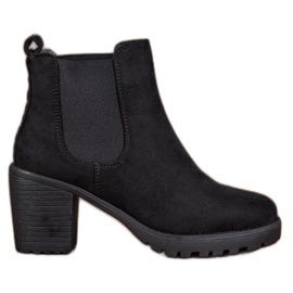SDS Bottines Chelsea confortables sur un poteau noir