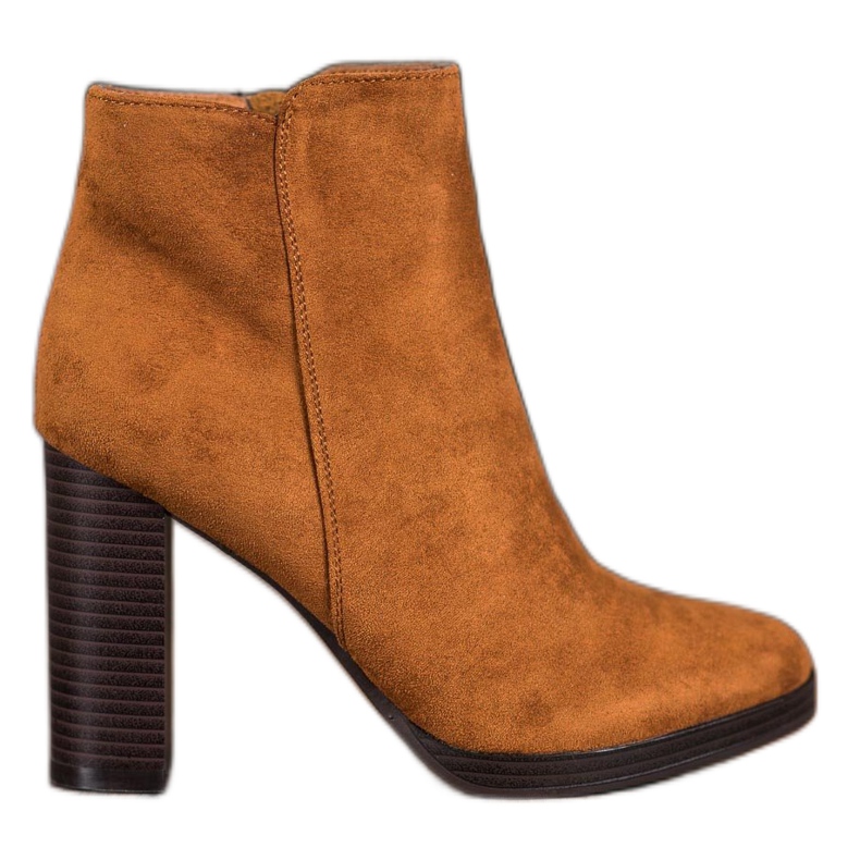 Super Me Bottes en daim à la mode brun
