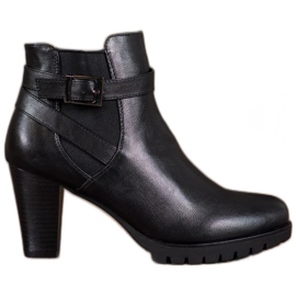 Anesia Paris Bottes noires à boucle