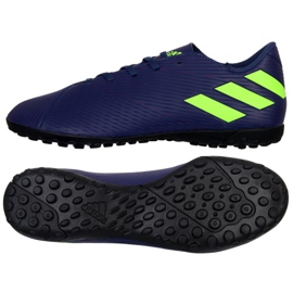 Chaussures Adidas Nemeziz Messi 19.4 Tf M EF1805 bleu marine bleu marine