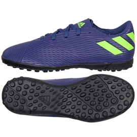 Chaussures Adidas Nemeziz Messi 19.4 Tf Jr EF1818 bleu marin bleu marin Chaussures Adidas Nemeziz Messi 19.4 Tf Jr EF1818 bleu marin bleu marin
