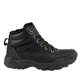 Bottes isolées noires pour hommes GT-9578-1 le noir