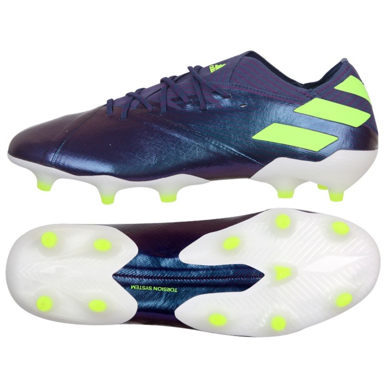 Chaussures Adidas Nemeziz Messi 19.1 Fg M EG7332 violet violet