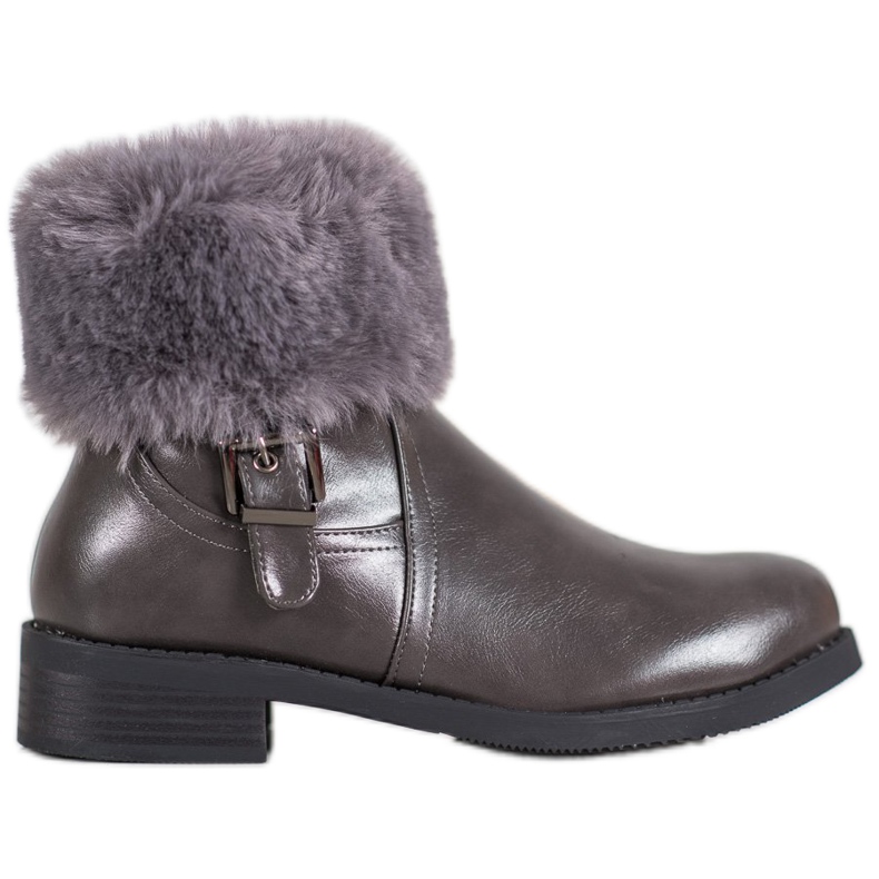 SHELOVET Ouvriers avec fourrure gris SHELOVET Ouvriers avec fourrure gris