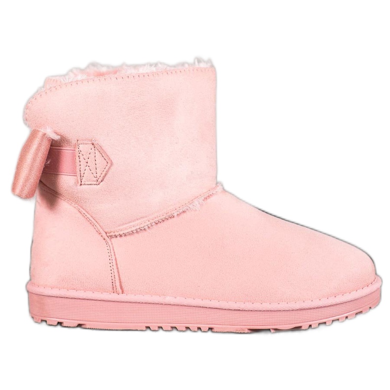 SHELOVET Poudre Mukluki Avec Un Arc rose
