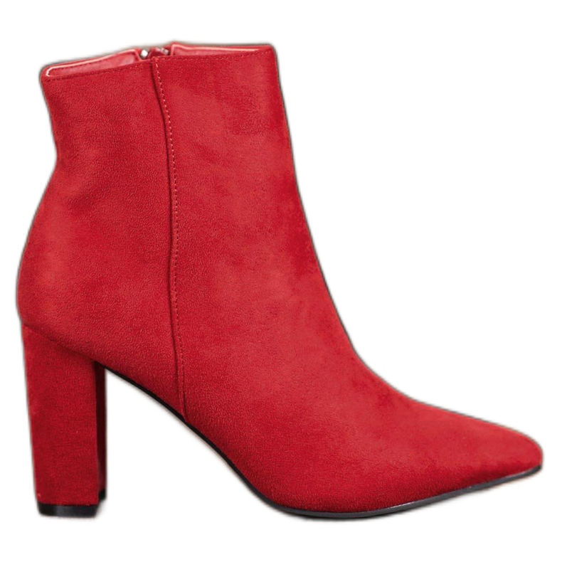 Super Me Bottes sexy à talons hauts rouge