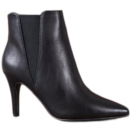 Marquiz Bottes sur un talon haut le noir