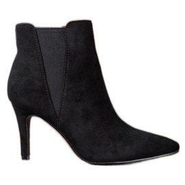 Marquiz Bottes sur un talon haut le noir