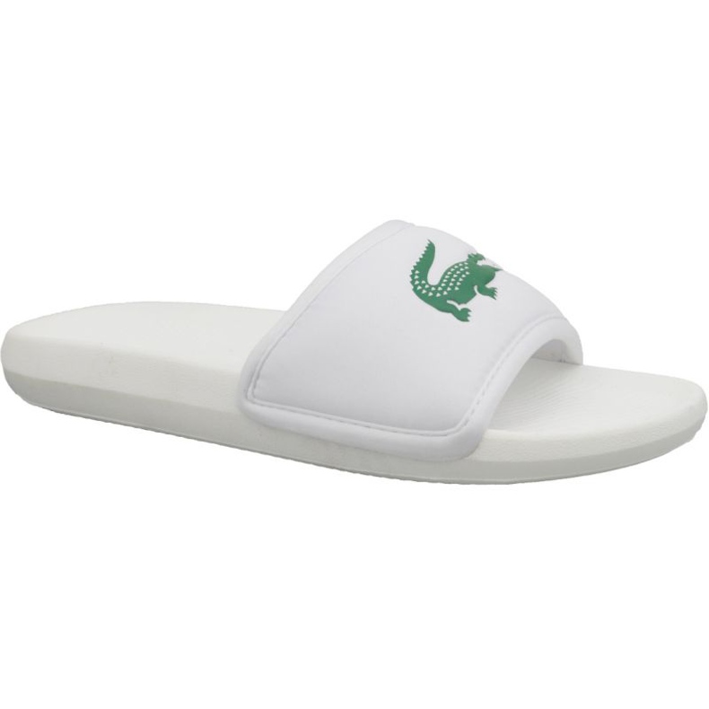Lacoste Croco Slide 119 3M 737CMA0020082 blanche Lacoste Croco Slide 119 3M 737CMA0020082 blanche