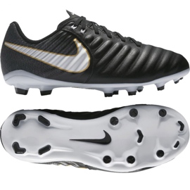 Nike Tiempo Iv Fg Jr 897725-002 chaussures de football le noir le noir
