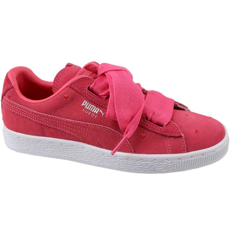 Chaussures Puma Suede Heart Jr 365135-01 rouge