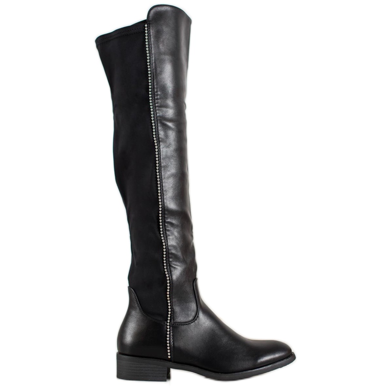 Bestelle Bottes noires classiques le noir